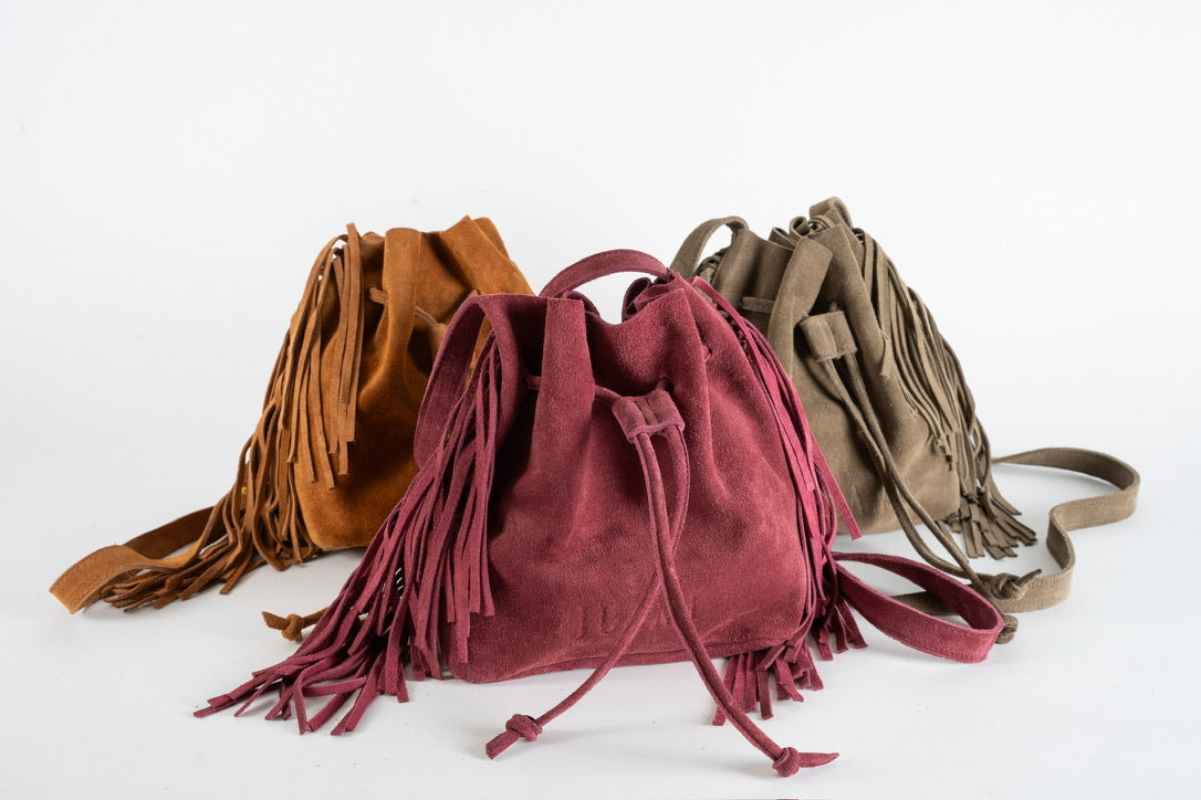Cartera Úrsula flecos