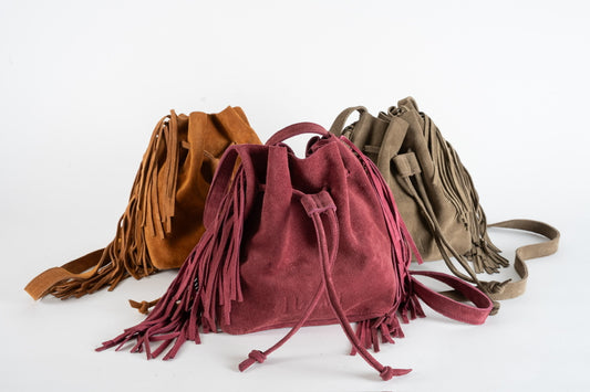 Cartera Úrsula flecos
